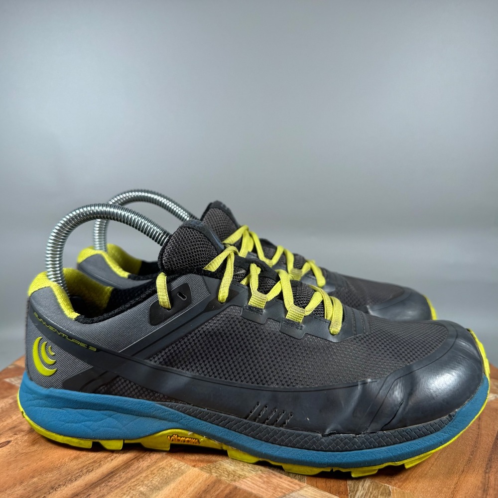 Topo Athletic‎ Womens Runventure 3 Trail Running Shoes Grey Green Size 7